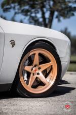 Dodge Challenger SRT Hellcat on Vossen Wheels (LC-101) 2018 года